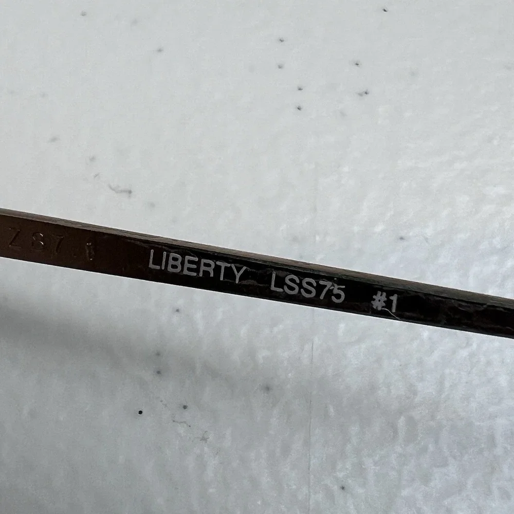 Liberty Optical Vintage Eyeglasses Frame LSS75 #1 Z87.1. C25 Metal‎ FRAMES ONLY